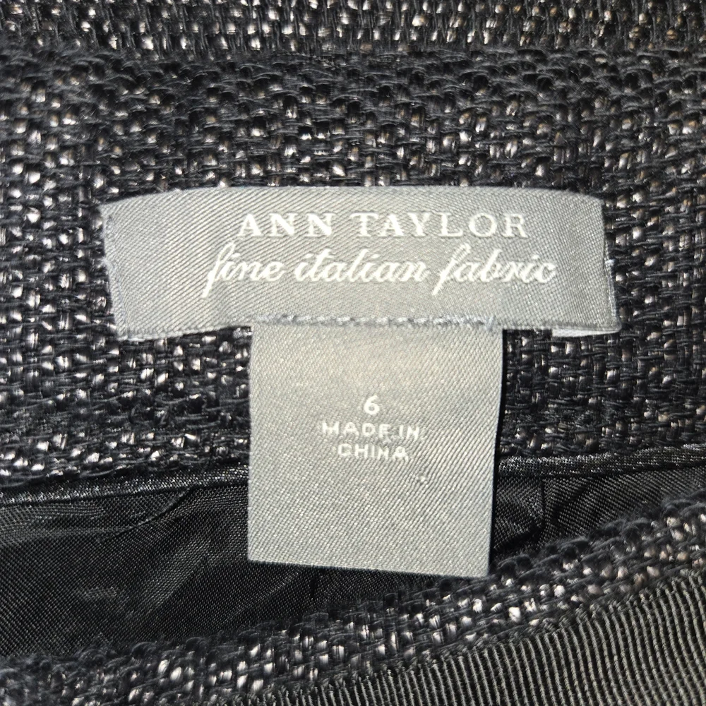 Womens Size 6‎ Ann Taylor Black Midi Pencil Skirt - Picture 3 of 6